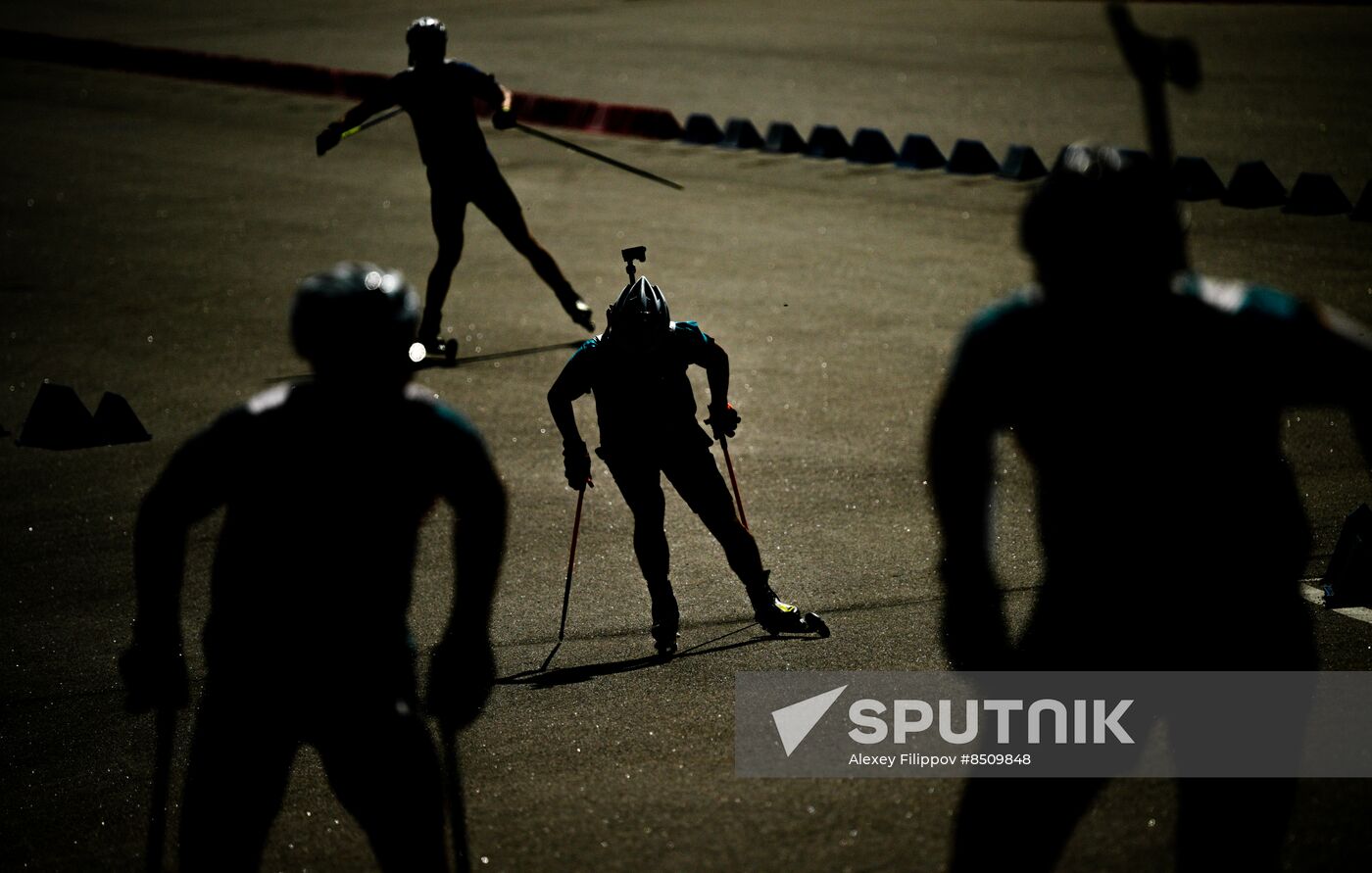 Russia Biathlon Commonwealth Cup Training