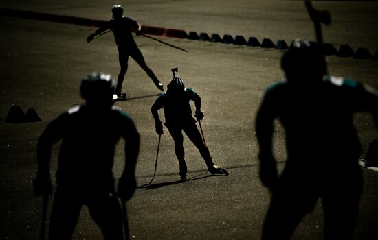 Russia Biathlon Commonwealth Cup Training