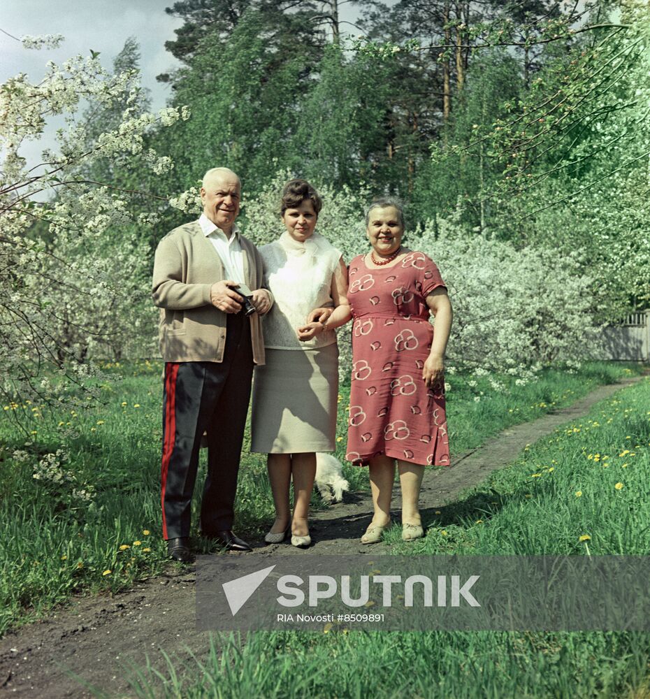 Marshal Georgy Zhukov at Sosnovka country house