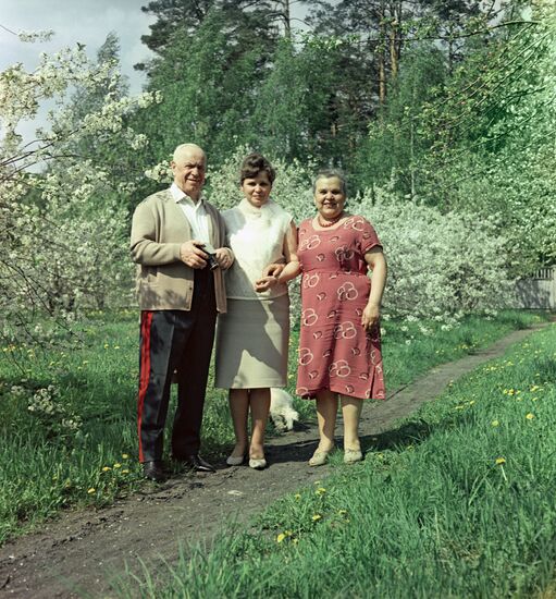 Marshal Georgy Zhukov at Sosnovka country house