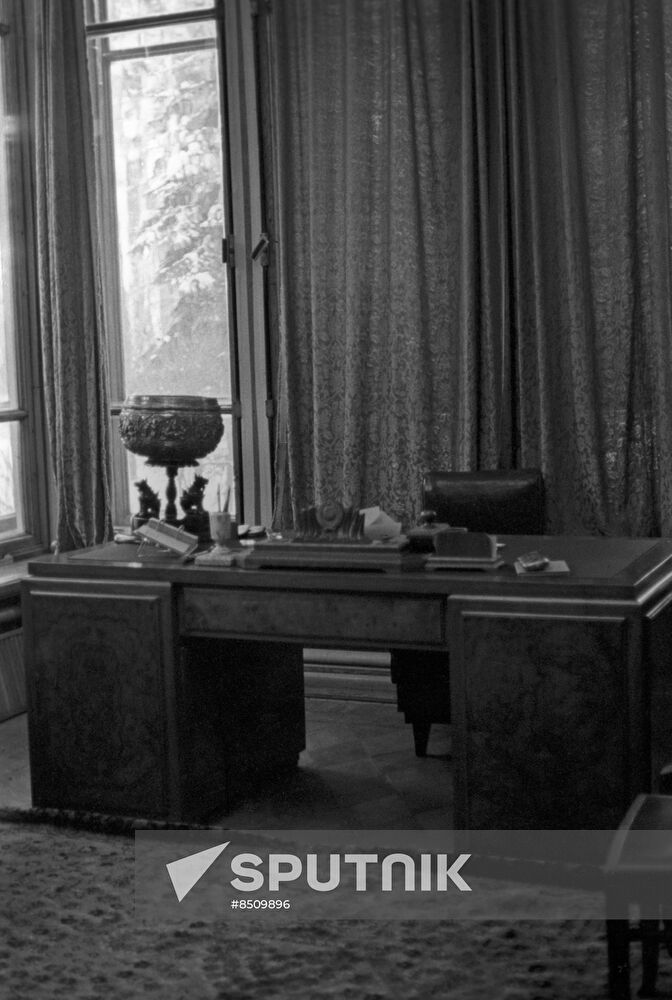 Marshal Zhukov's office at his dacha