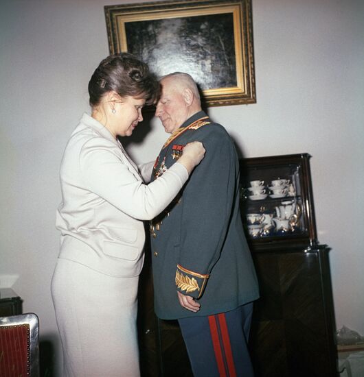 Marshal Zhukov and his wife