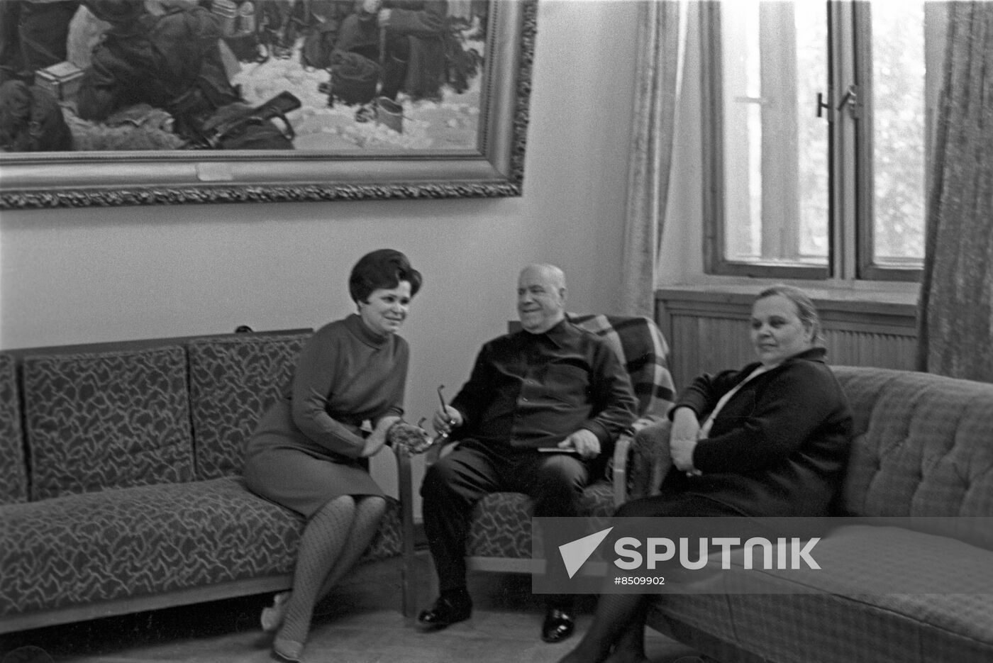Marshal Zhukov at his dacha near Moscow