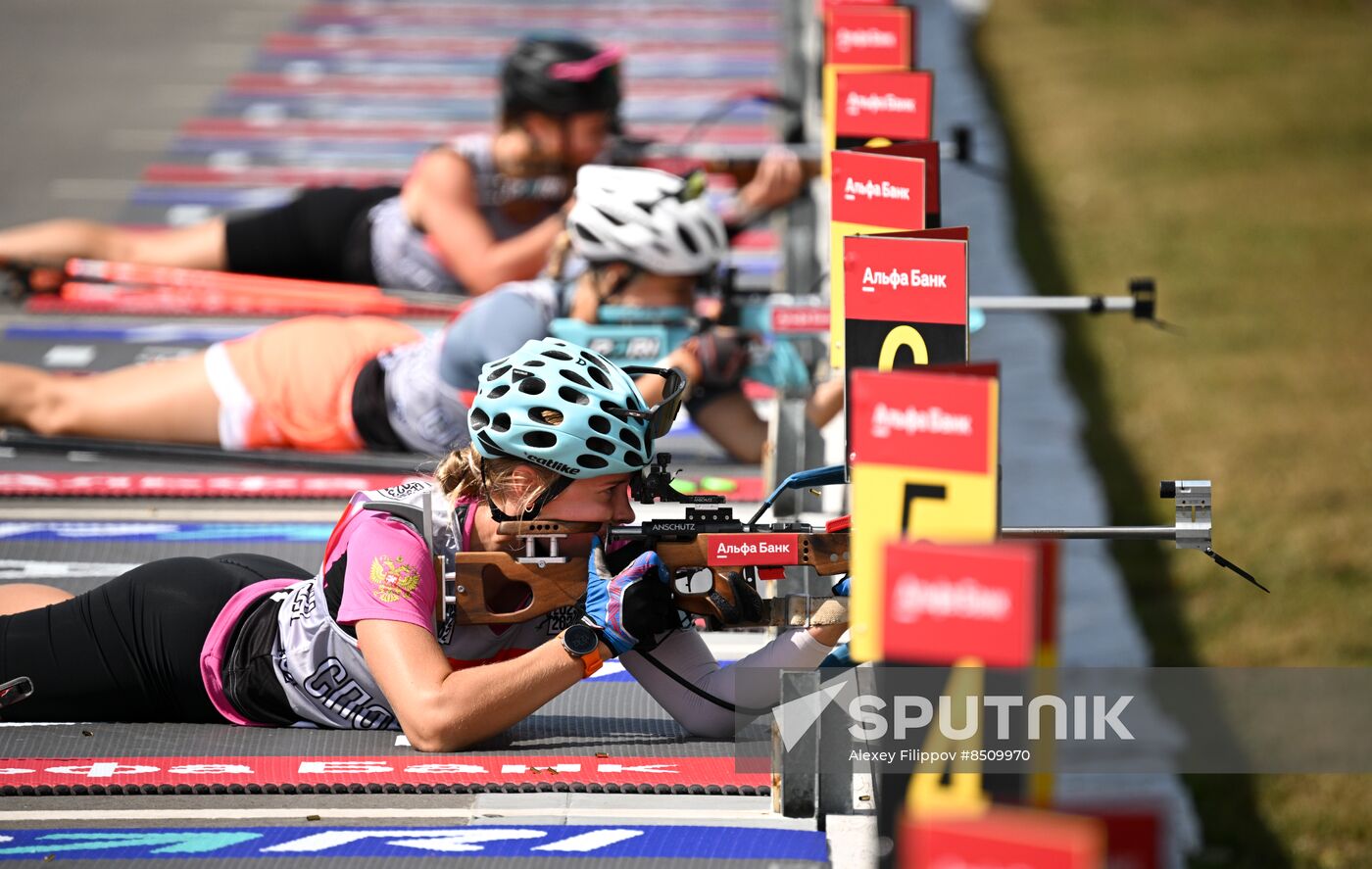 Russia Biathlon Commonwealth Cup Training