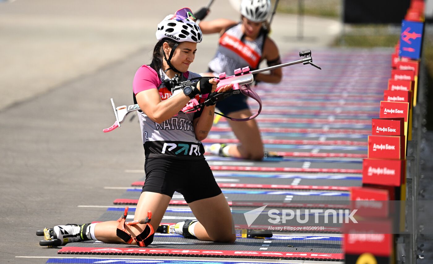 Russia Biathlon Commonwealth Cup Training