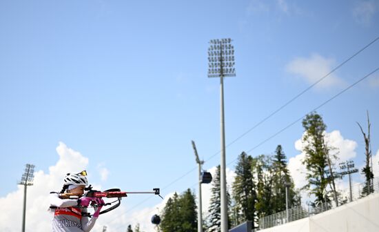 Russia Biathlon Commonwealth Cup Training