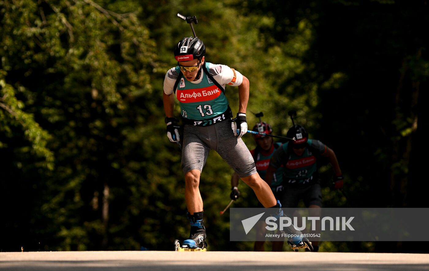 Russia Biathlon Commonwealth Cup Men Sprint