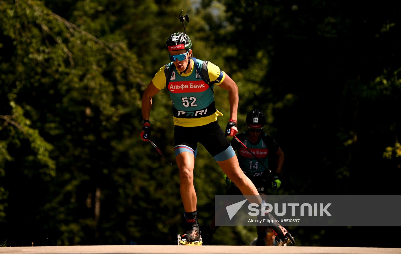 Russia Biathlon Commonwealth Cup Men Sprint