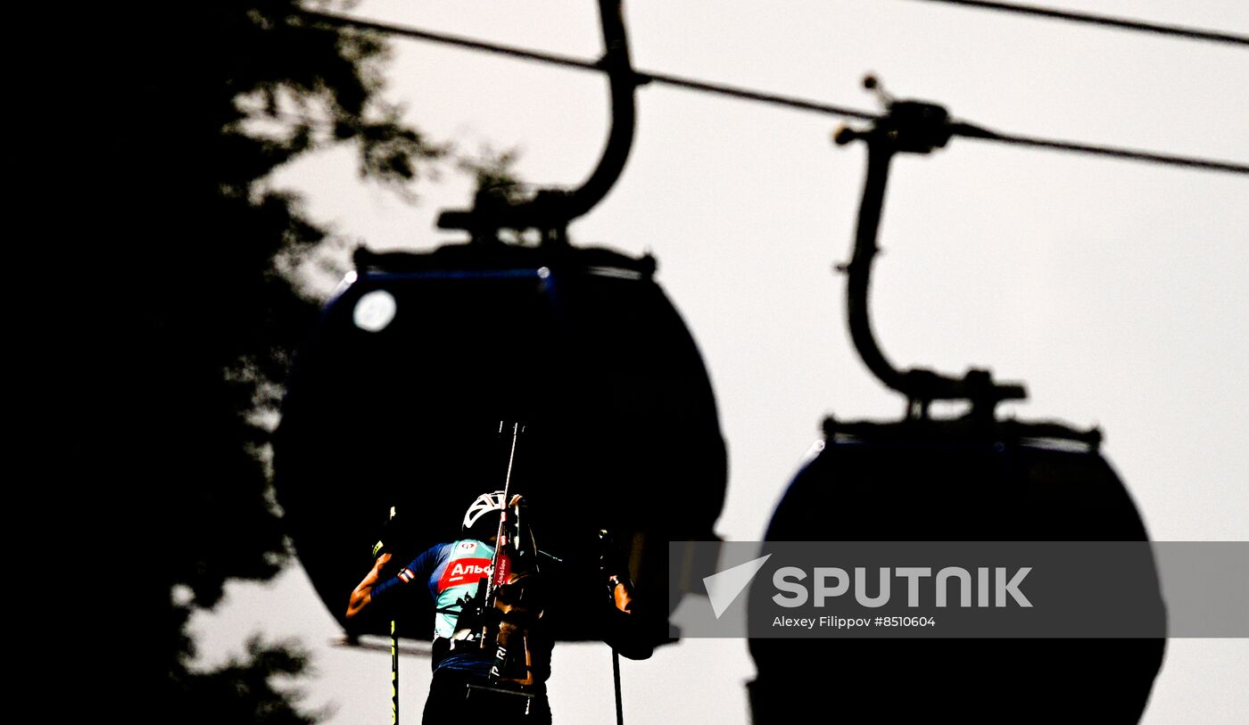 Russia Biathlon Commonwealth Cup Men Sprint