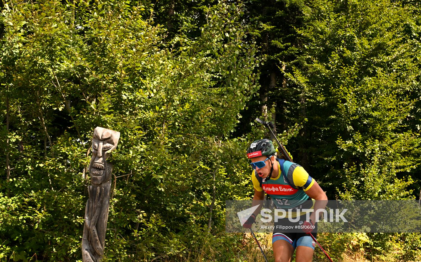 Russia Biathlon Commonwealth Cup Men Sprint