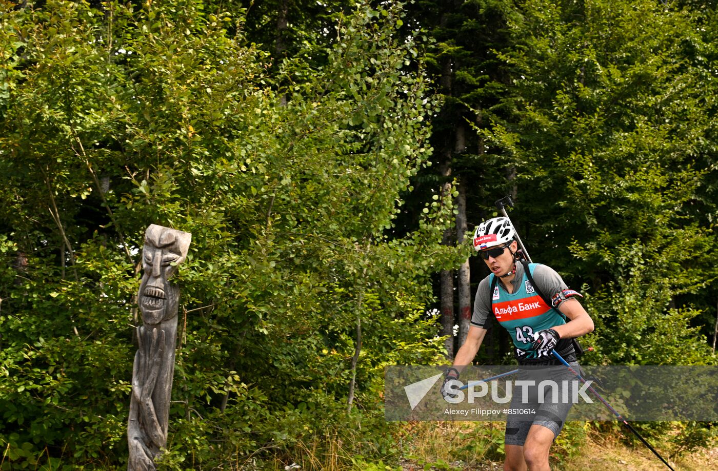 Russia Biathlon Commonwealth Cup Men Sprint