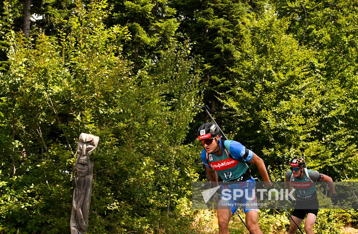 Russia Biathlon Commonwealth Cup Men Sprint