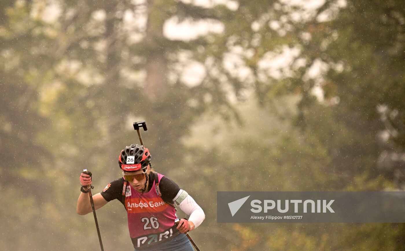 Russia Biathlon Commonwealth Cup Women Sprint