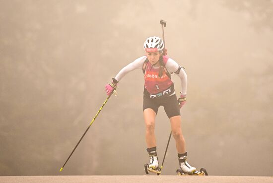 Russia Biathlon Commonwealth Cup Women Sprint