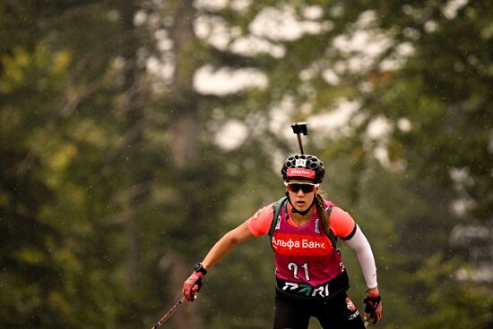 Russia Biathlon Commonwealth Cup Women Sprint