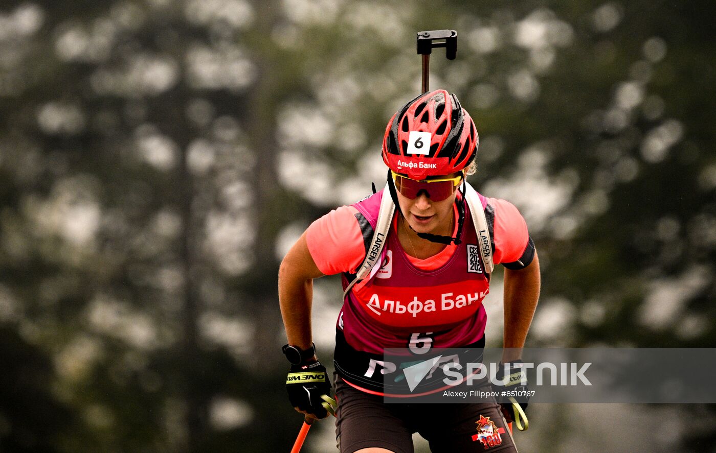 Russia Biathlon Commonwealth Cup Women Sprint