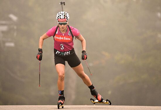 Russia Biathlon Commonwealth Cup Women Sprint