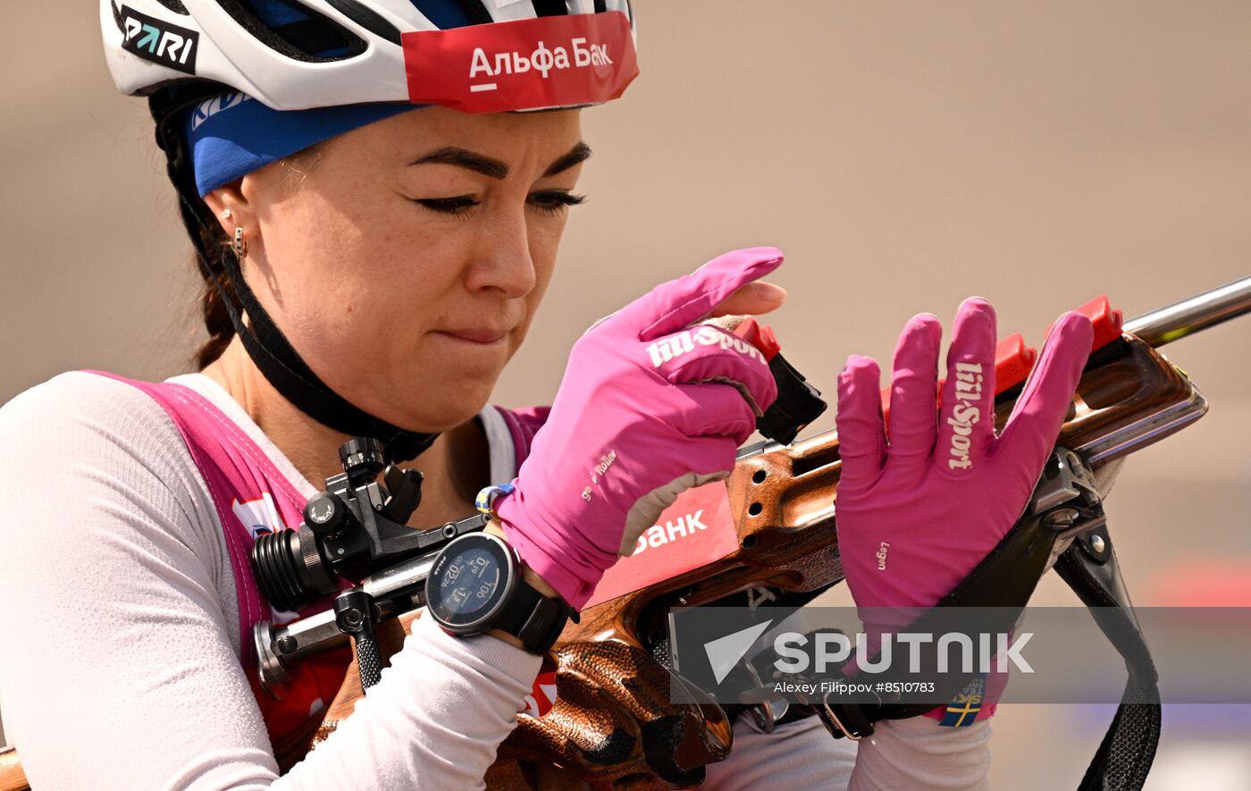 Russia Biathlon Commonwealth Cup Women Sprint