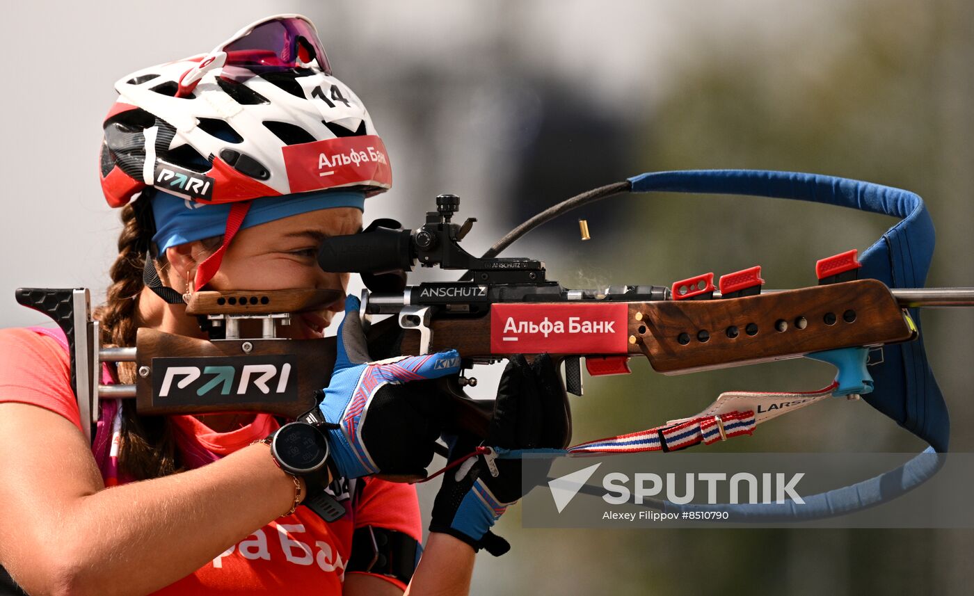 Russia Biathlon Commonwealth Cup Women Sprint