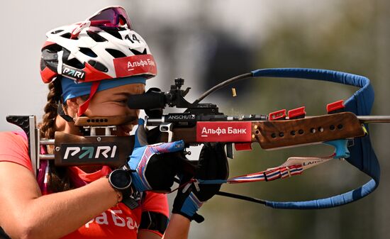 Russia Biathlon Commonwealth Cup Women Sprint