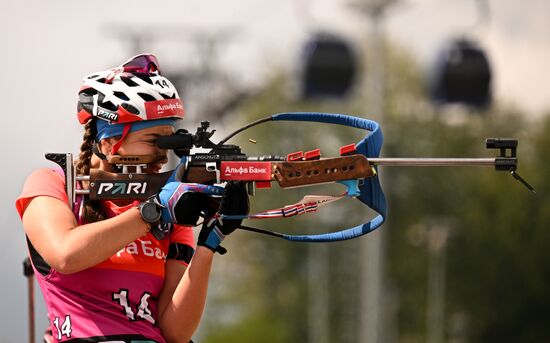 Russia Biathlon Commonwealth Cup Women Sprint