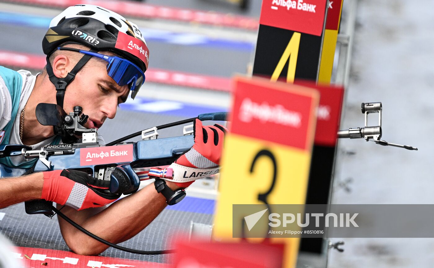 Russia Biathlon Commonwealth Cup Men Sprint