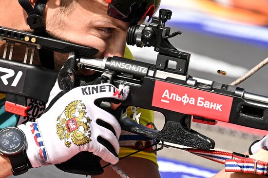 Russia Biathlon Commonwealth Cup Men Sprint