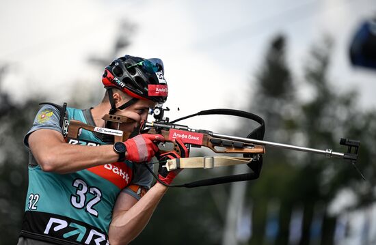 Russia Biathlon Commonwealth Cup Men Sprint