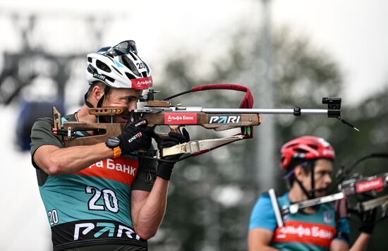 Russia Biathlon Commonwealth Cup Men Sprint