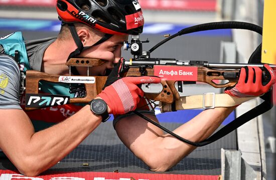 Russia Biathlon Commonwealth Cup Men Sprint