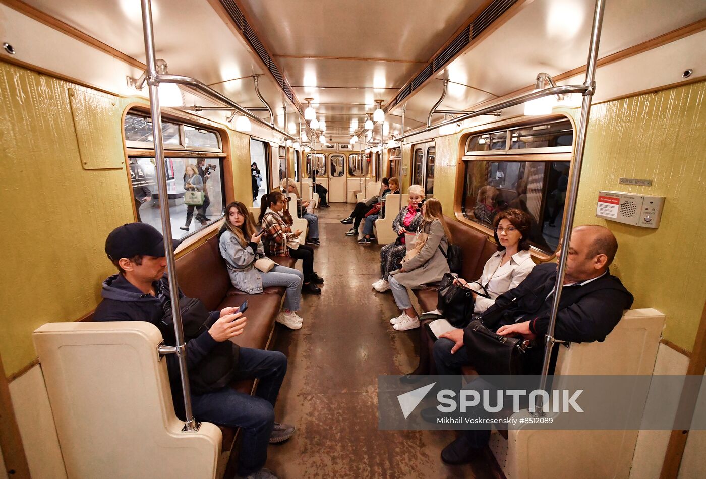 Russia Moscow Day Train Parade