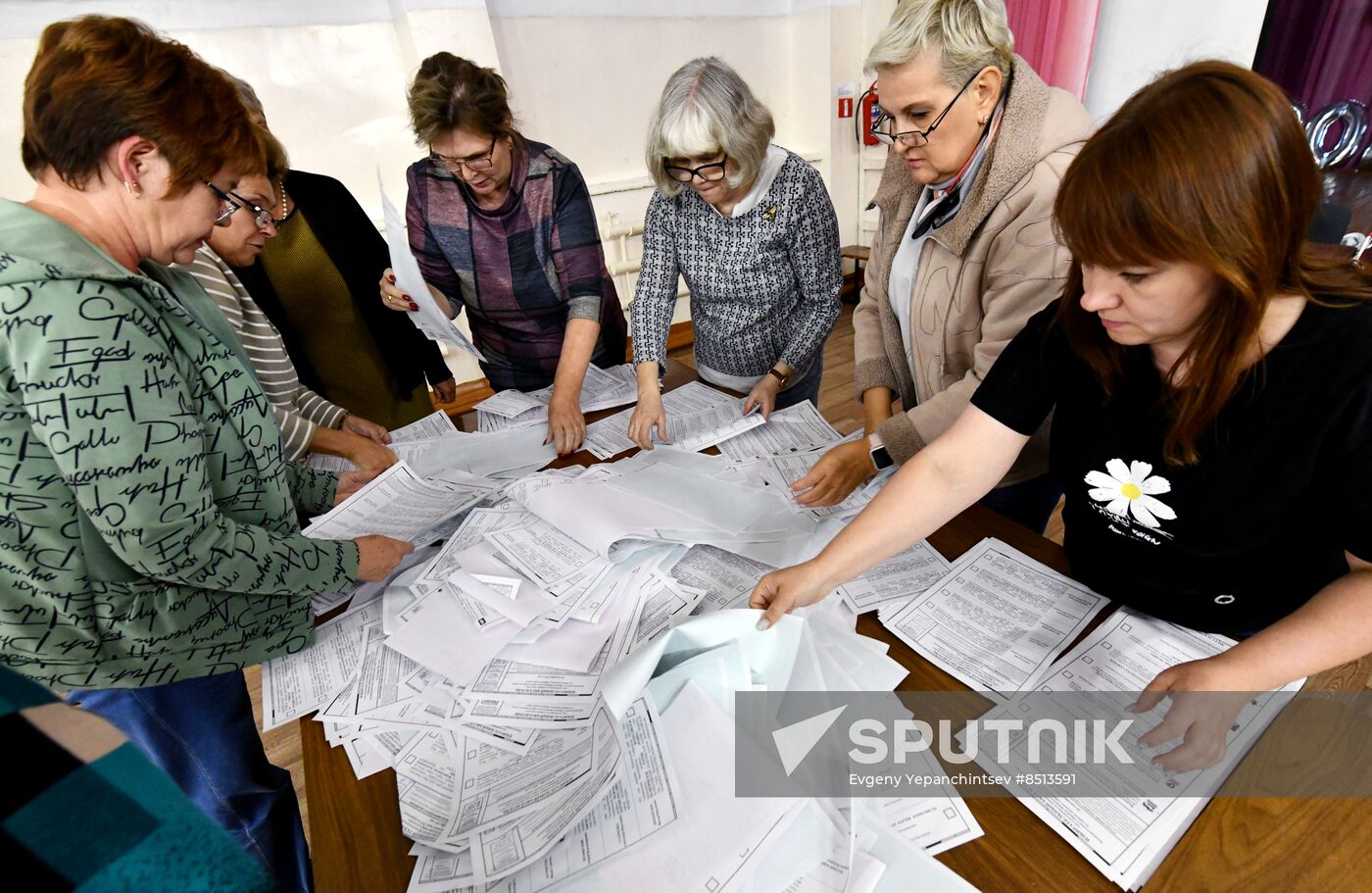 Russia Elections Vote Counting