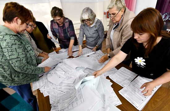 Russia Elections Vote Counting