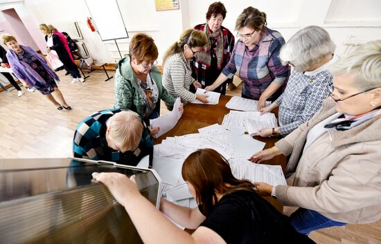 Russia Elections Vote Counting