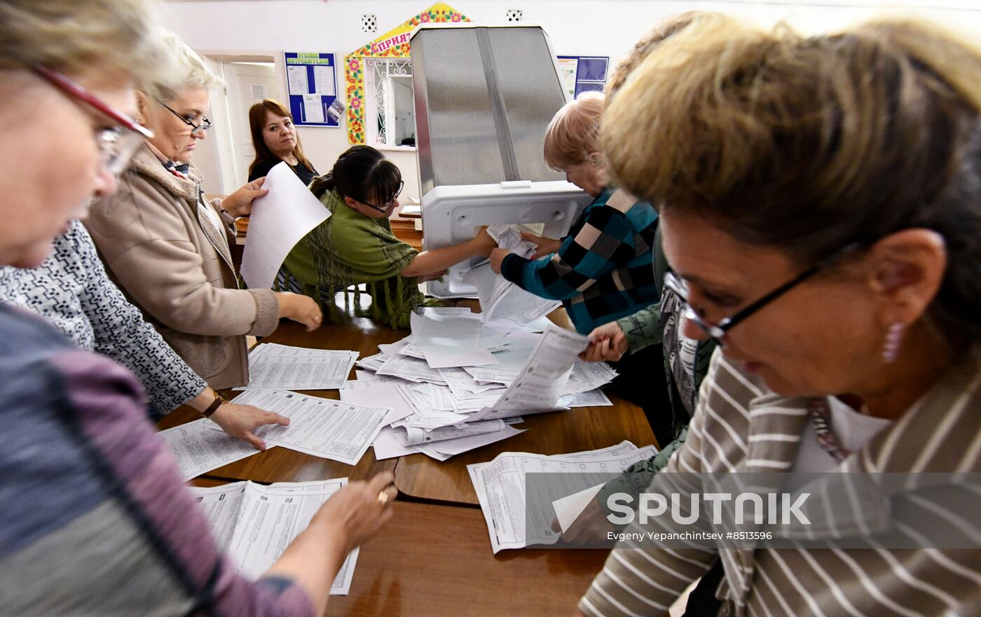 Russia Elections Vote Counting