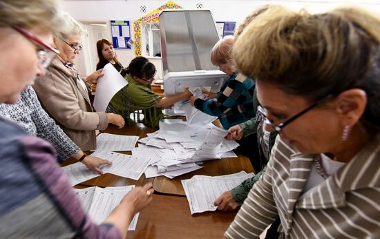 Russia Elections Vote Counting