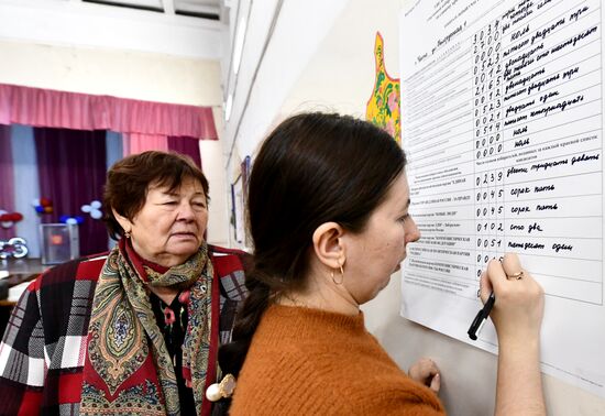 Russia Elections Vote Counting