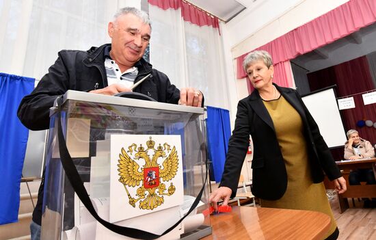 Russia Elections Vote Counting