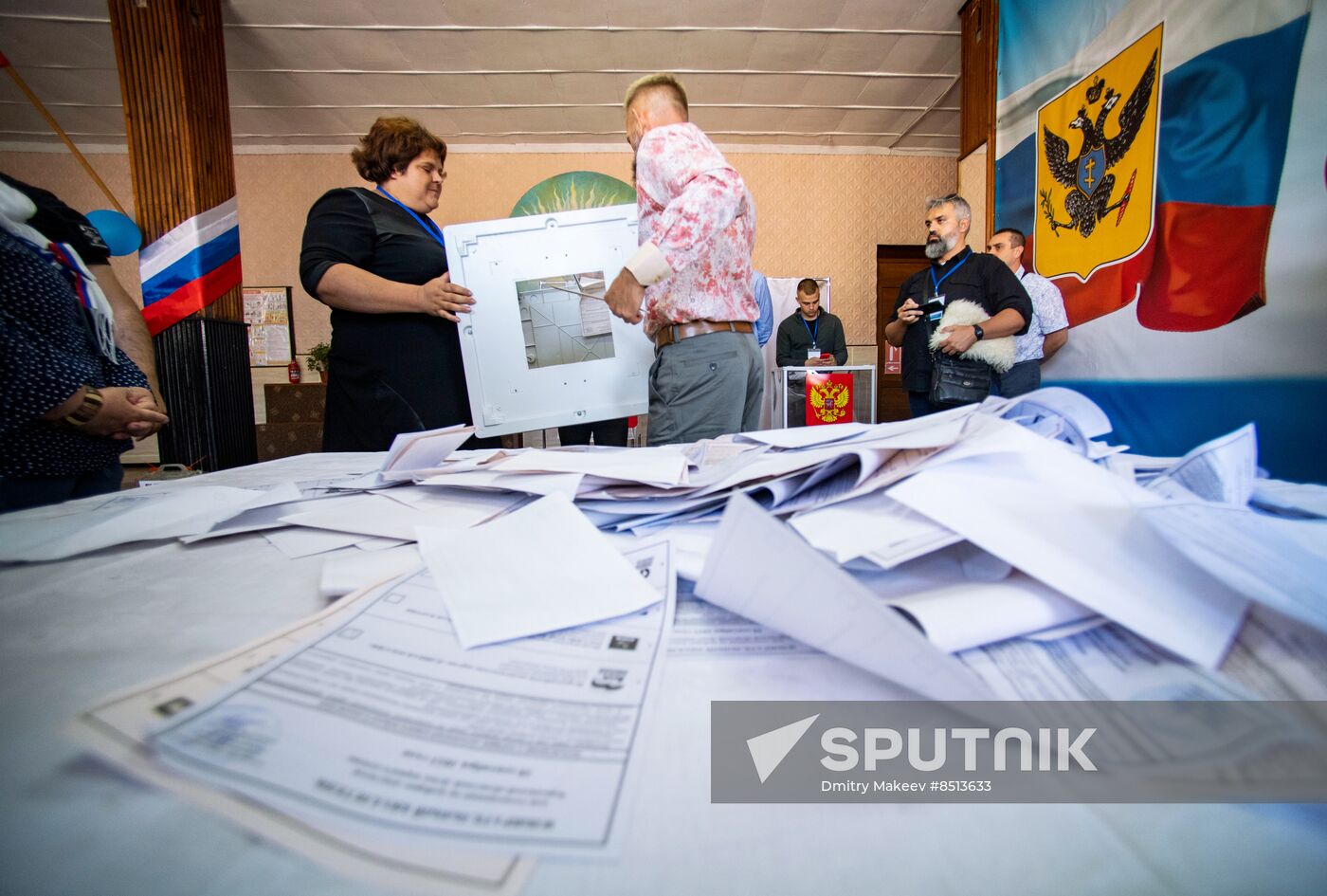 Russia Elections Vote Counting