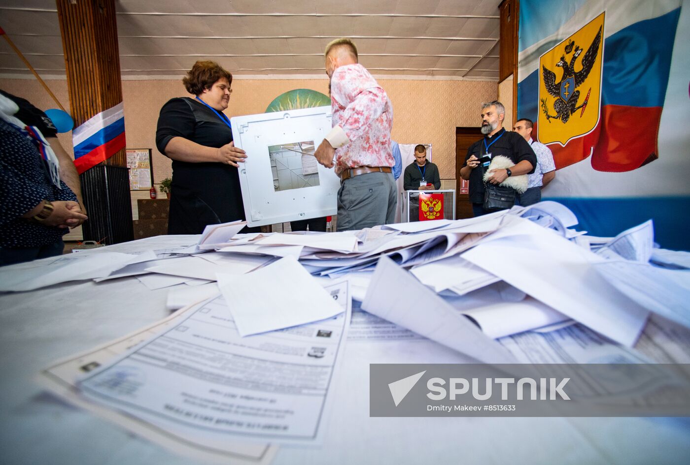 Russia Elections Vote Counting