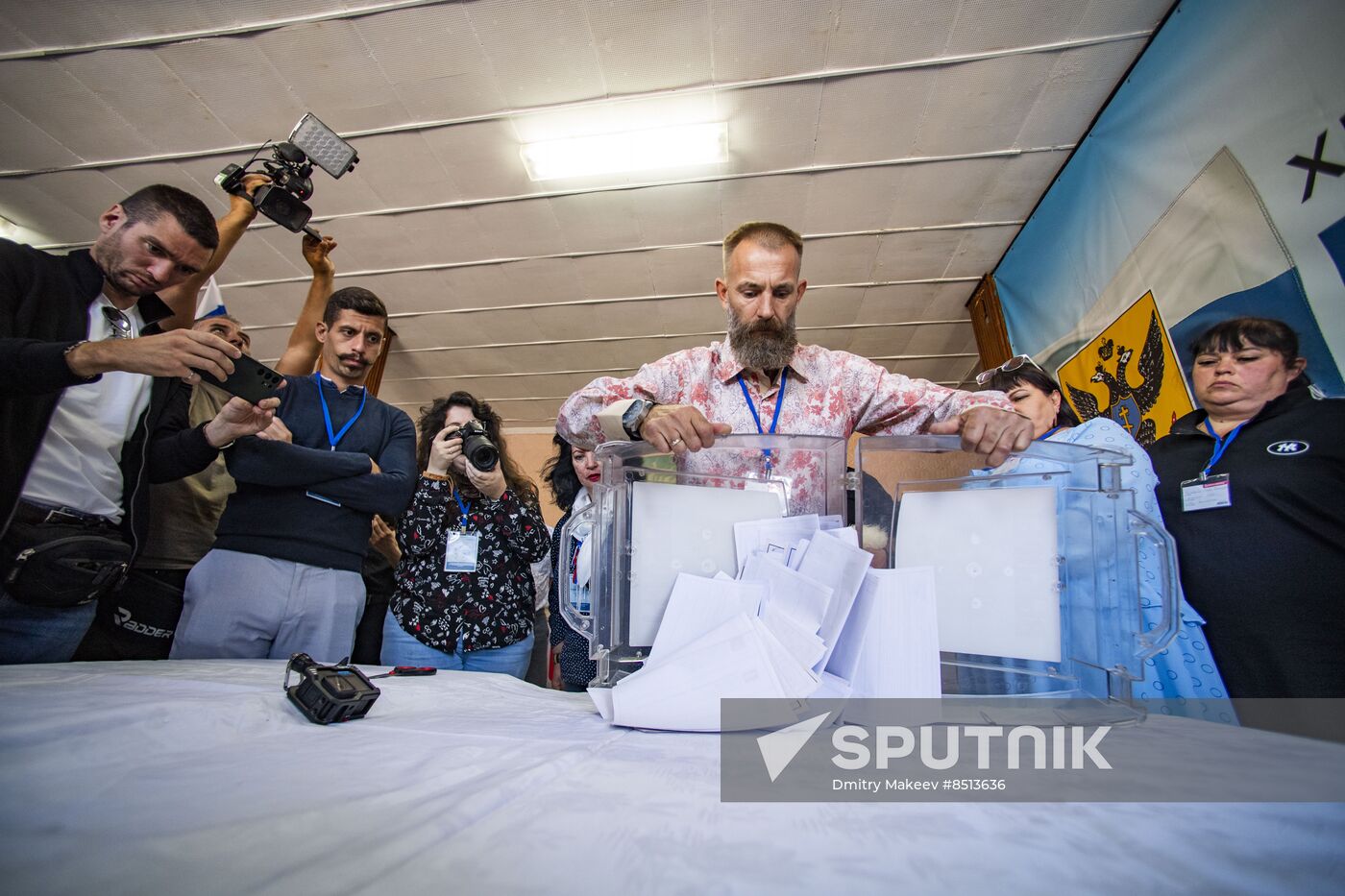 Russia Elections Vote Counting