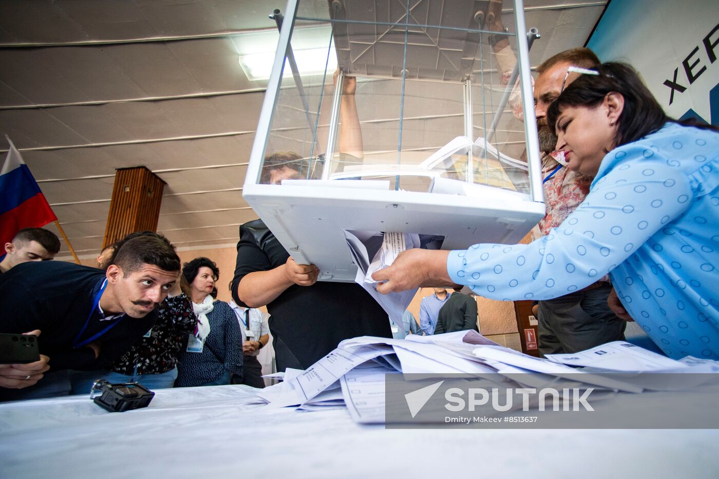 Russia Elections Vote Counting