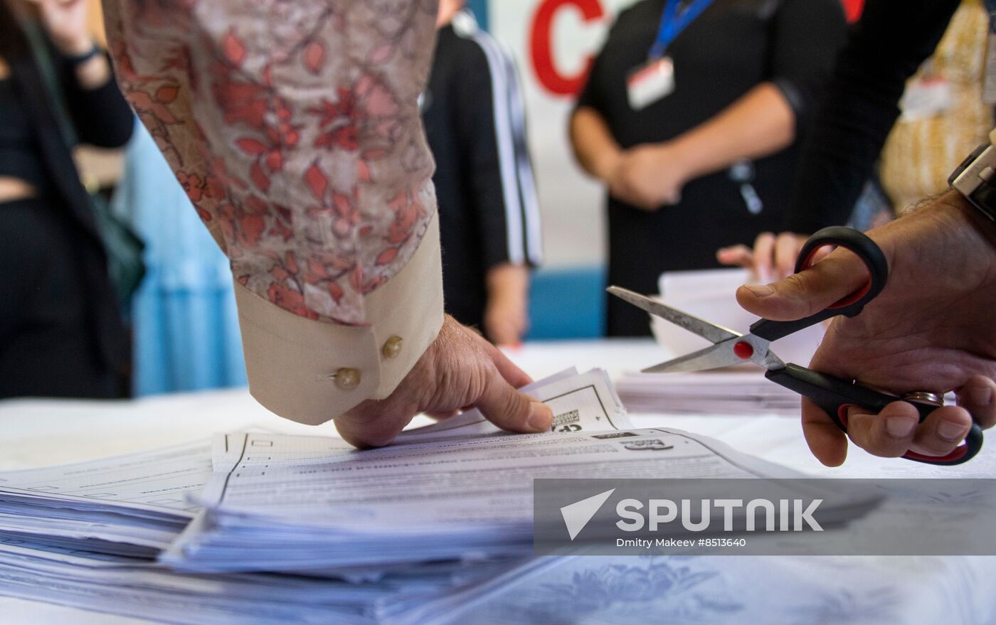 Russia Elections Vote Counting