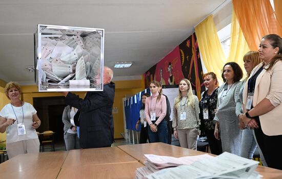 Russia Elections Vote Counting