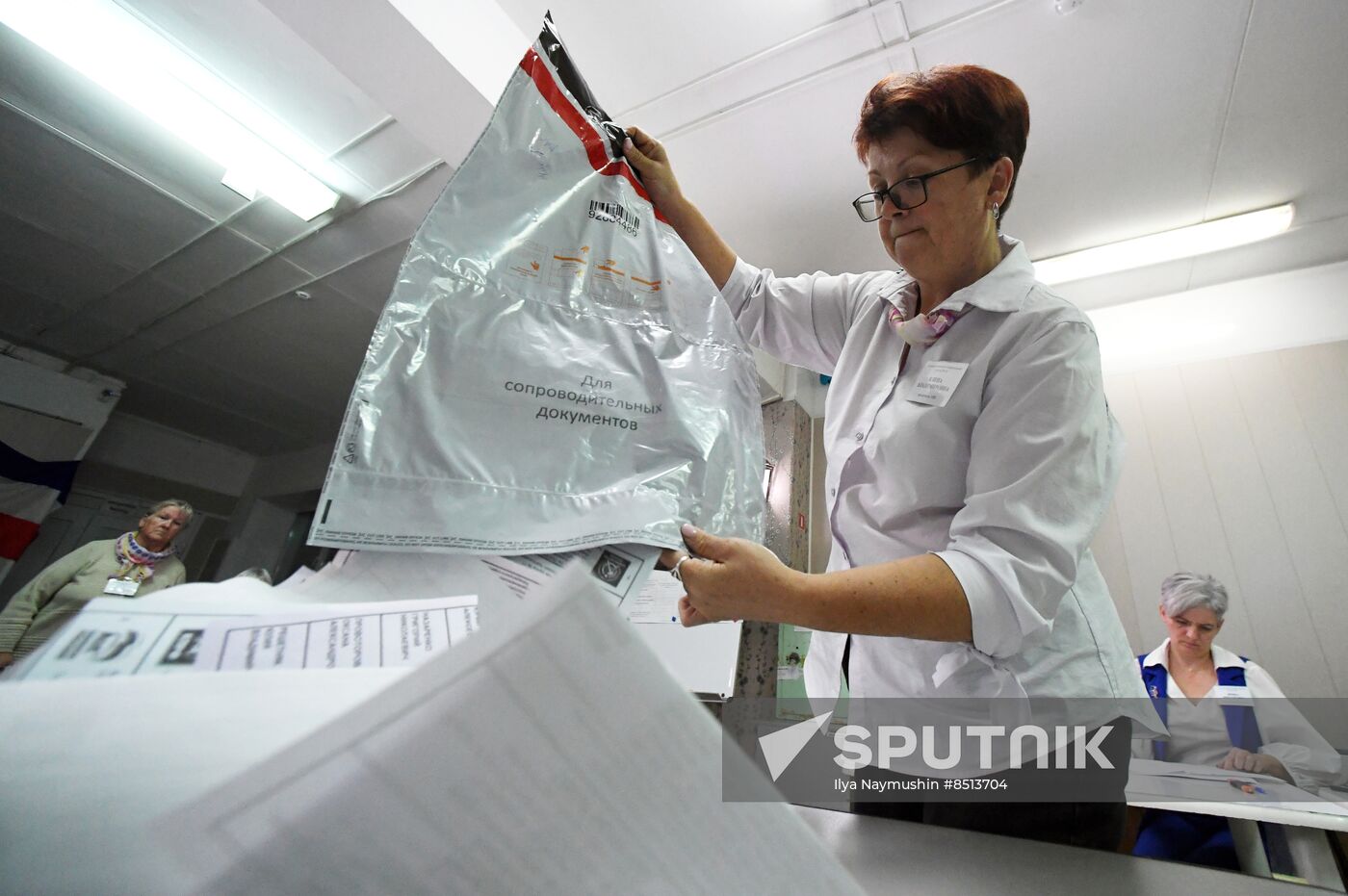 Russia Elections Vote Counting