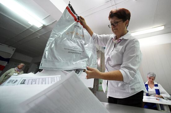 Russia Elections Vote Counting