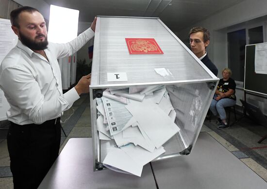 Russia Elections Vote Counting