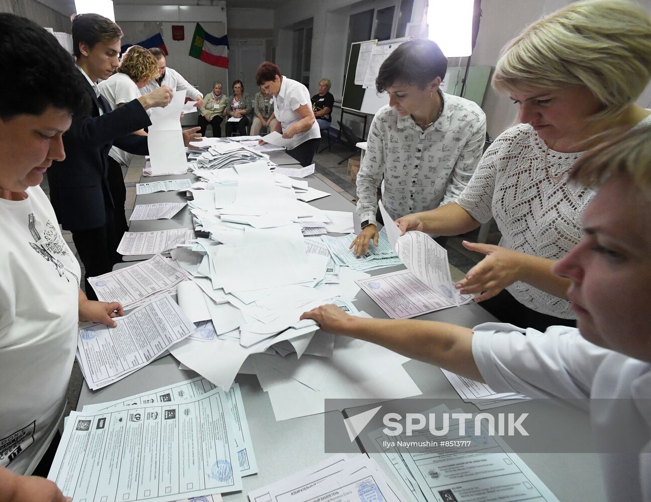 Russia Elections Vote Counting