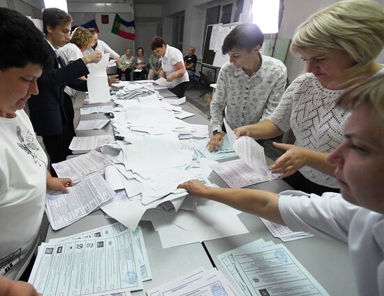 Russia Elections Vote Counting