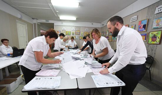 Russia Elections Vote Counting